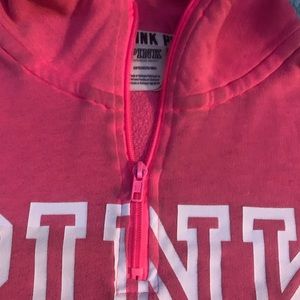 Victoria’s Secret pink sweater.